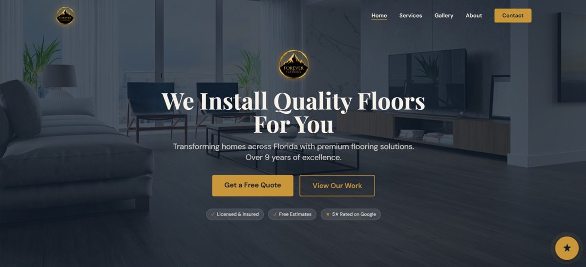 Preview do site Forever Flooring FL